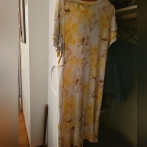 White and Yellow Dress